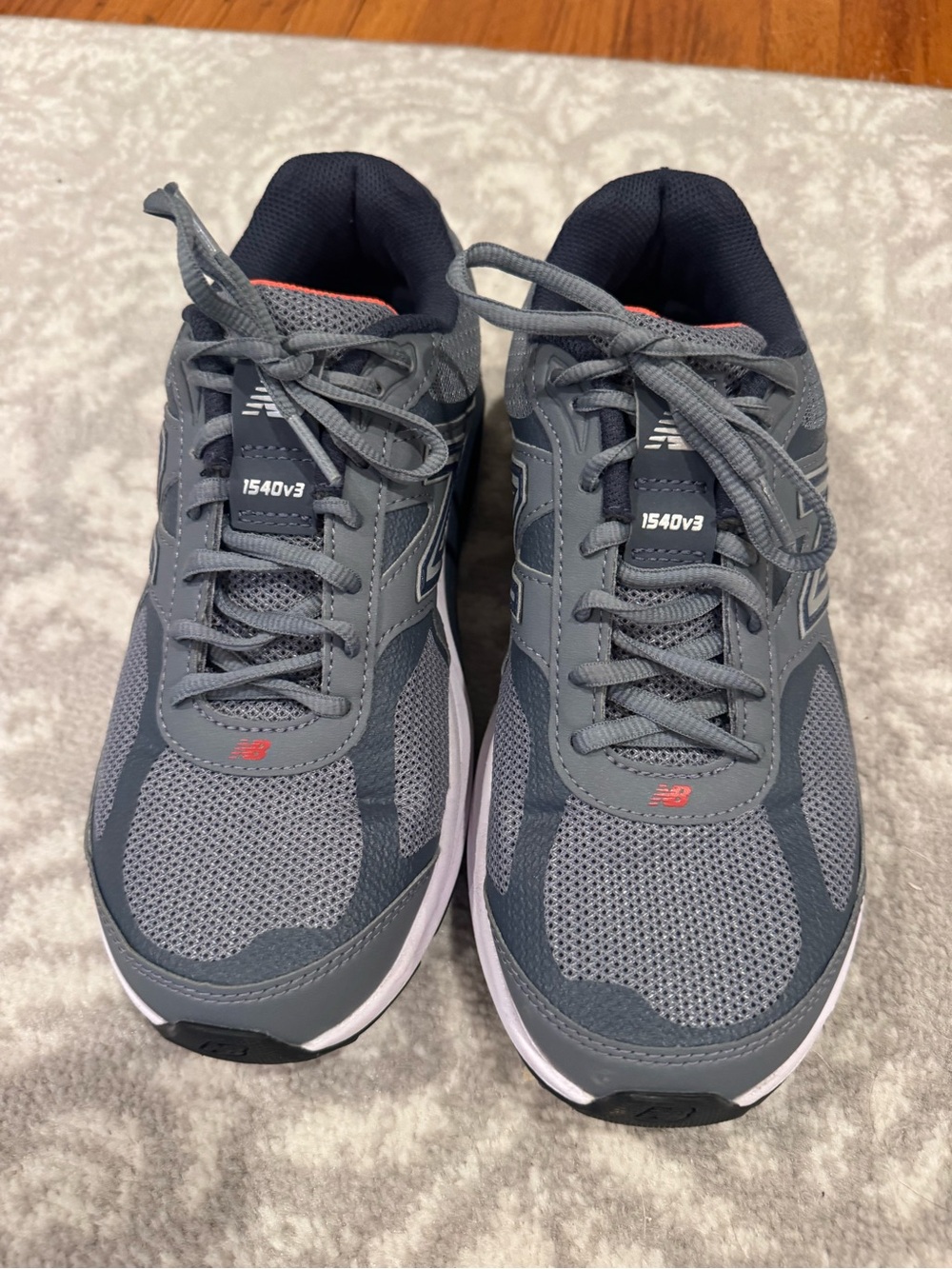 New Balance Mesh Running Sneakers Shoes Gray 1540 v3 Womens 8 Mens 6.5